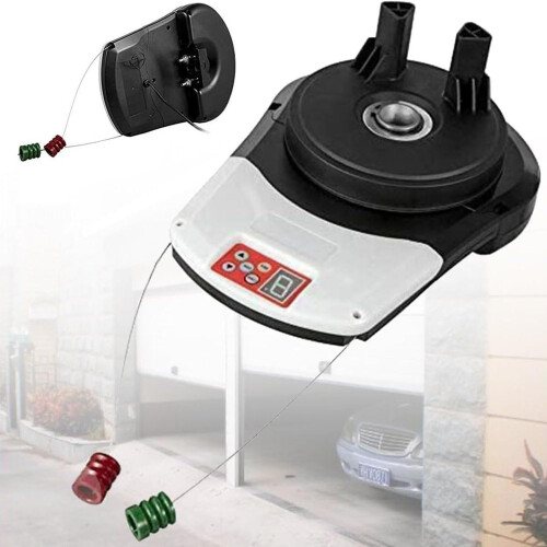Automatic roller door opener motor with 2 remote controls, Automatic garage roller door motor, Roller door opener