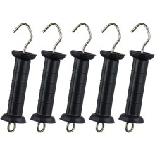 5-piece electric fence shock insulated fence gate handle, plastic farm horse breeding heavy-duty electric fence gate handles