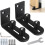 Adjustable Floor Guide: 2-Pack Barn Sliding Door Floor Guide, Adjustable Wall Mount Stay Roller Guide 1