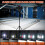Rechargeable work light, 4000LM magnetic work light - Clamp/tripod mount, 5-mode portable wireless floodlight 4