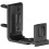 Adjustable roller floor guide for sliding doors, wall/door guide base, black 1