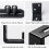 Adjustable Floor Guide: 2-Pack Barn Sliding Door Floor Guide, Adjustable Wall Mount Stay Roller Guide 3