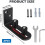 Adjustable Floor Guide: 2-Pack Barn Sliding Door Floor Guide, Adjustable Wall Mount Stay Roller Guide 2