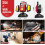 40W rechargeable work light, 4000LM magnetic work light, 360 rotating and foldable LED work light with large clamp, 5 light modes 2