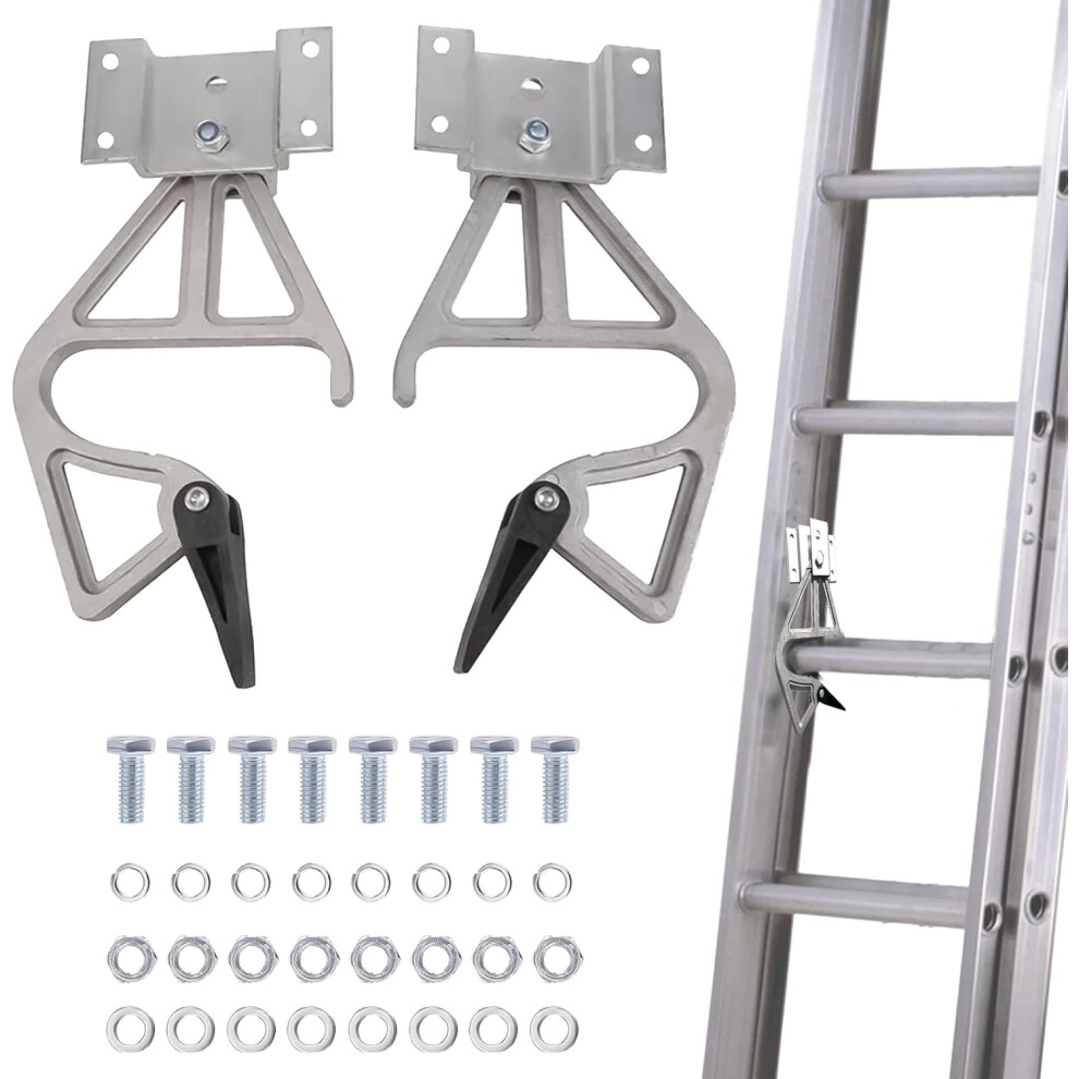 Ladder Accessories, Aluminum Extension Ladder Locks, 2-Piece Extension Ladder Accessories For Werner 28-11 Rung Lock Kit 756594255196