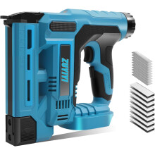 18GA 2-in-1 Cordless Brad Nailer, Battery-Powered Nail Gun, Electric Staple Gun w/ 1000 Nails and Staples ( 18v Battery not included)
