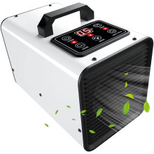 2-in-1 Ozon- und Negativionengenerator, 60.000 mg/h Digitaler Luftreiniger zur Geruchsbeseitigung für Gewerbe und Industrie (für Zuhause)