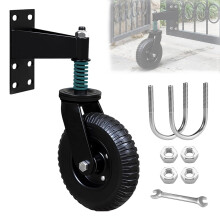 8-inch hekpoortwiel, draagvermogen van 272 kg, zware, geveerde zwenkwielen met accessoires, 360 graden draaibaar zwenkwiel.