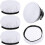 7"/18cm Light Diffuser, 4PCS Diffuser Lamp Sock Soft Cover Soft White Diffusers Standard Fabric Diffusers Light Sock softens the light output 1
