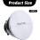 7"/18cm Light Diffuser, 4PCS Diffuser Lamp Sock Soft Cover Soft White Diffusers Standard Fabric Diffusers Light Sock softens the light output 2