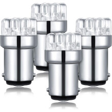 4-pack LED 90 bulb 1004 marine LED replacement bulb BA15D LED bulb for boat navigation lights, boat anchor lights, stern lights, DC 12v