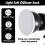 7"/18cm Light Diffuser, 4PCS Diffuser Lamp Sock Soft Cover Soft White Diffusers Standard Fabric Diffusers Light Sock softens the light output 3
