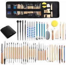 52-Piece Clay Tools Set, Pottery Tools, Clay Sculpting Tools, Polymer Clay Tool Kit, Ceramic Tools for DIY Craft Modeling and Clay Sculpture
