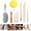 46-Piece Clay Tools Set, Pottery Tools, Clay Sculpting Tools, Polymer Clay Tool Kit, Ceramic Tools for DIY Craft Modeling and Clay Sculpture 4