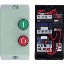 Magnetic electric motor starter, 2.2KW single phase 220/230V 4KW 7-10A IP55 waterproof electric motor switch Heavy motor starting overload