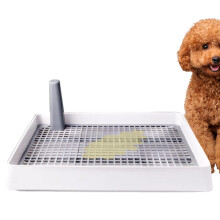 Pet Indoor Dog Training Toilet Pet Indoor Dog Training Toilet Dog Potty Tray, Pee Pad Holder, Indoor Wee Training for Small and Medium Dogs