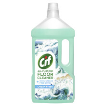 Cif Ocean Floor Cleaner against stubborn dirt for cleaning linoleum vinyl a