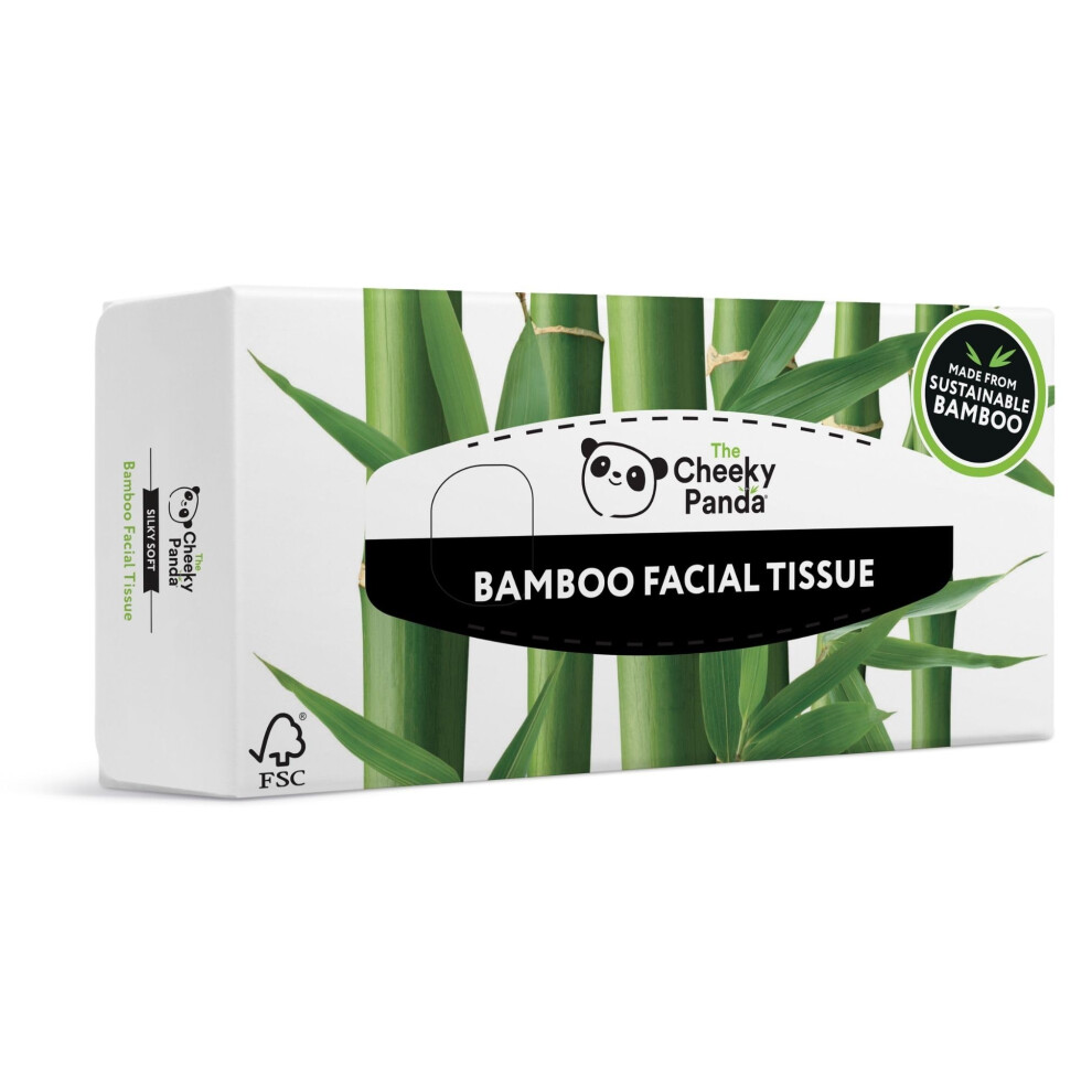 The Cheeky Panda Bamboo Facial Tissues Sustainable And Silky Soft Plastic