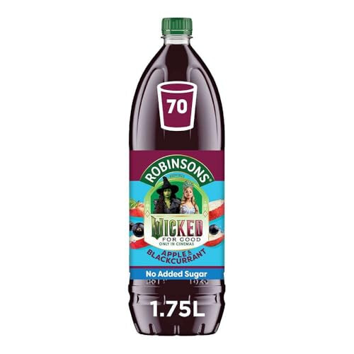 Robinsons Double Strength Apple  Blackcurrant No Added Sugar Squash 175L 2