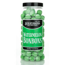 Original Watermelon BonBons Retro Sweets Gift Jar By Berrymans Sweet Shop B