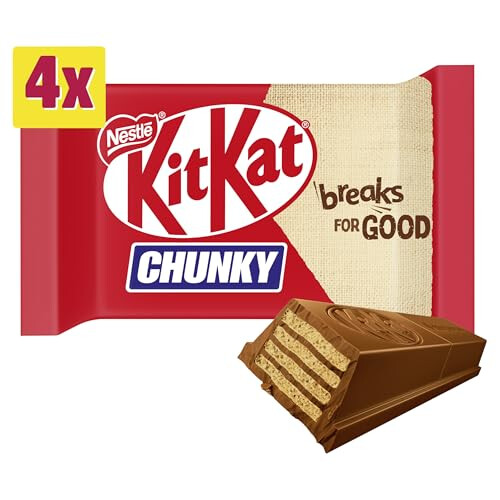 KitKat KitKat Chunky Milk Chocolate Bar Multipack 4 x 40 g 1