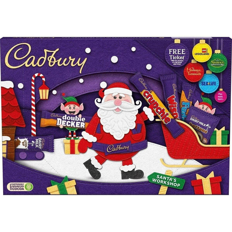 Cadbury Santa Chocolate Selection Box 145G
