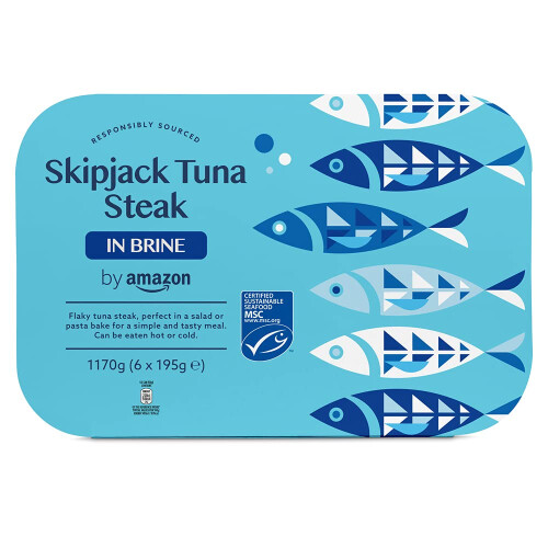 by Amazon Skipjack Tuna Steak in Brine 6x195g 2