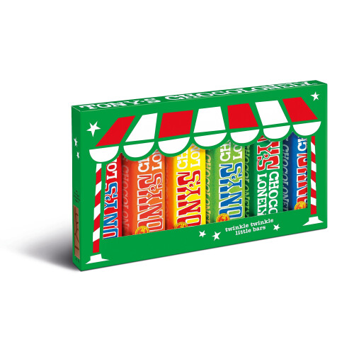 Tonys Chocolonely Rainbow Tasting Pack Christmas Edition  Small Chocolate B 2