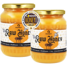 Pure Raw Honey 2KG Gold Award Winner of London International Honey Quality