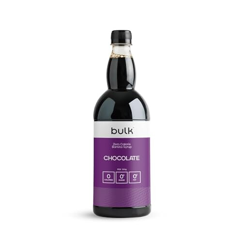 Bulk Zero Calorie Barista Syrups Sugar Free Chocolate 1000 ml Packaging May