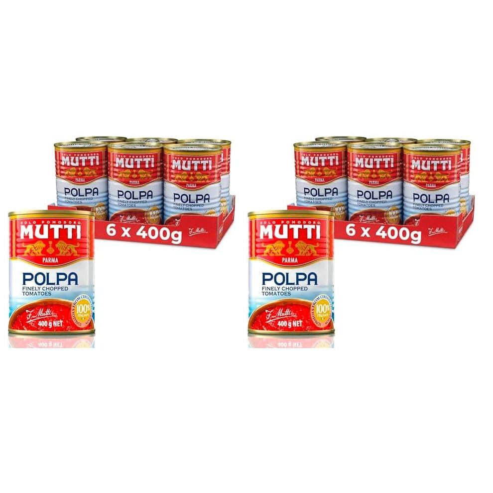 Mutti Finely Chopped Tomatoes 400G Pack Of 12