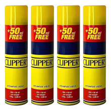 Luxtrous Genuine Clipper Gas 300ml Capacity Pack of 4