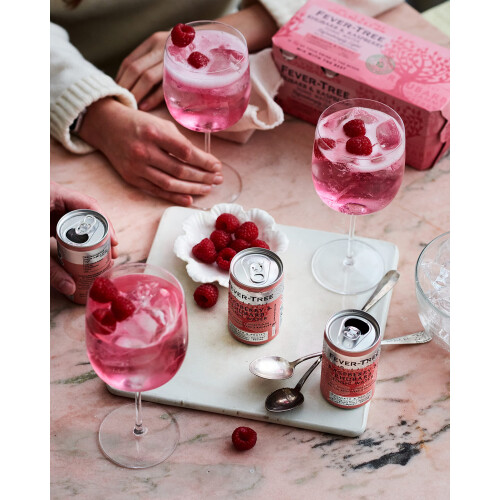 FeverTree Refreshingly Light Rhubarb  Raspberry Tonic Water 8 x 150ml Pack 2