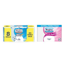 Regina Blitz Household Towels – 8 Triple Layered Rolls 70 Sheets Per Roll P