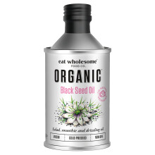 Eat Wholesome Organic Black Seed Oil 250ml  Cold Pressed Nigella Sativa Hig