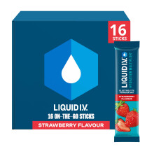 Liquid IV Electrolyte Sachets Strawberry Hydration Electrolyte Powder Mix
