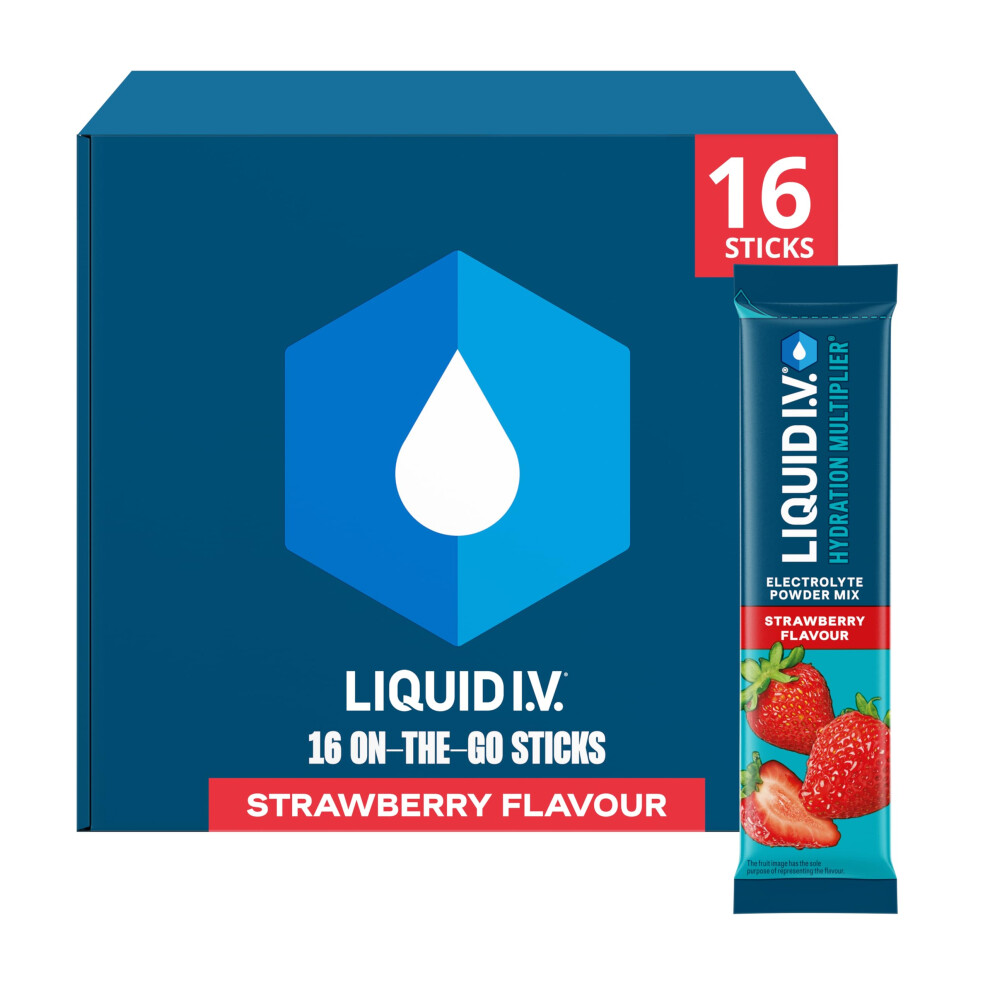 Liquid I.v. Liquid Iv Electrolyte Sachets Strawberry Hydration Electrolyte Powder Mix