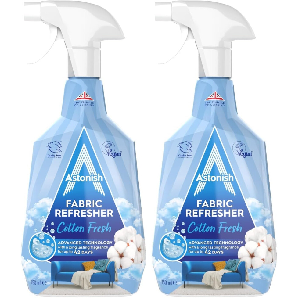 Astonish Fabric Refresher Spray For Freshening Clothes Curtains Carpets And