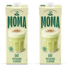 MOMA Pistachio Flavoured Oat Drink 1L 100 Plant Based Vegan Perfectl