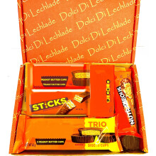 American Chocolate Gift Box Peanut Butter Set by Dolci Di Lechlade Pieces