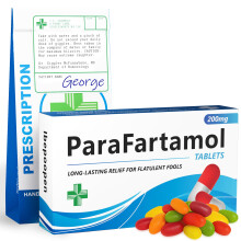 ParaFartamol Sweets, Valentines Day Gifts for Him, Rude Funny Male Birthday Gift for Dad, Grandad, Father, Man - Xmas Joke Pills, Tablet Box Prank Pr