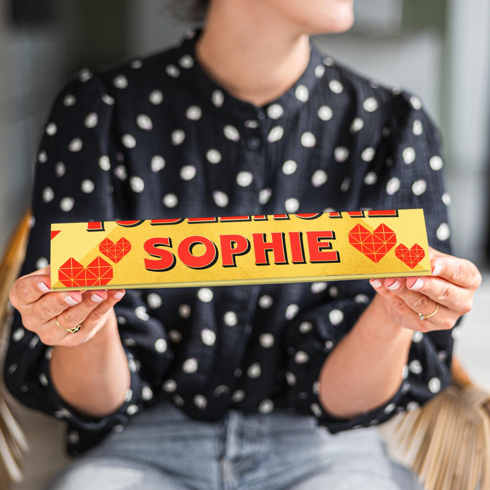 Your Surprise Personalised Toblerone Bar With Name Message Personalise The Toblerone Ba