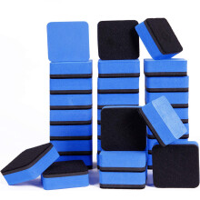 Dry Erase Erasers, 48 Pack Magnetic Whiteboard Eraser Chalkboard Cleaner Wipes for Classroom, Office and Home (Blue48)