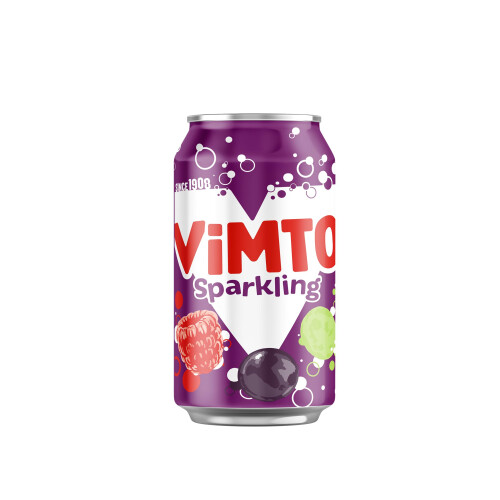 Vimto Fizzy Fruit Juice Drink – Blackcurrant Grape  Raspberry – 6 x 330ml C 2