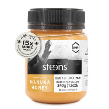 Steens Manuka Honey  MGO 263  Pure  Raw 100 Certified UMF 10 Manuka Honey