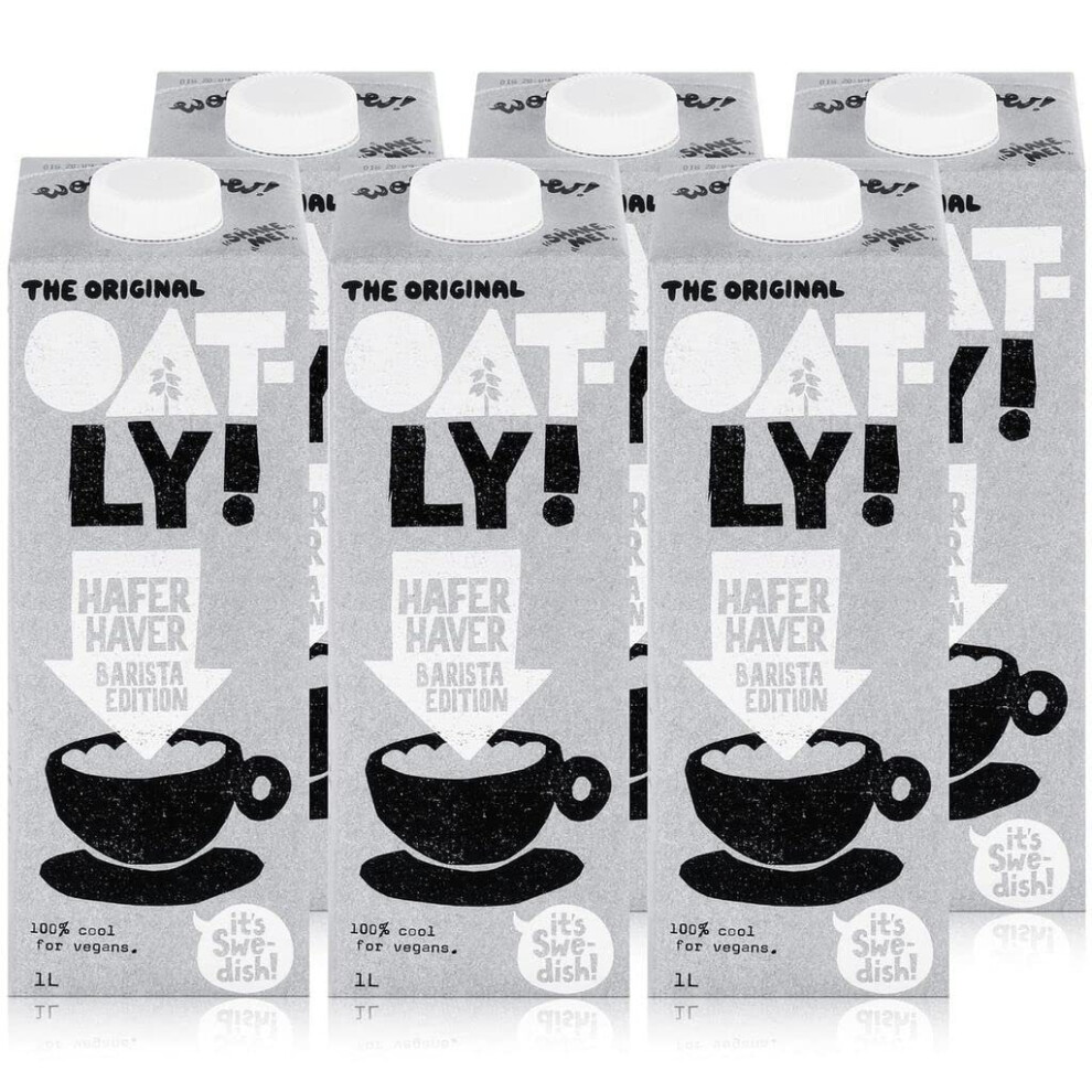 Oatly Oat Drink Barista Edition Pack Of 6 6 X 1 Litre