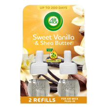 Air Wick Electric Refill Sweet vanilla and shea butterPack 2 x 19 ml Packi