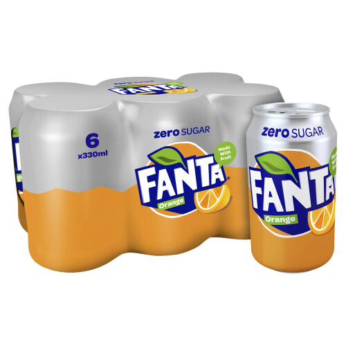 Fanta Fanta Orange Zero 6 x 330 ml