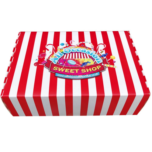 Retro Sweets Gift Box Candy Striped Old Fashioned Sweets Selection Hamper B 2