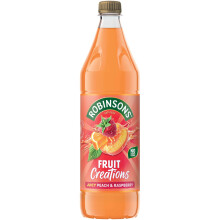 Robinsons Fruit Creations Real Fruit Squash Low Calorie Delicious Peach and